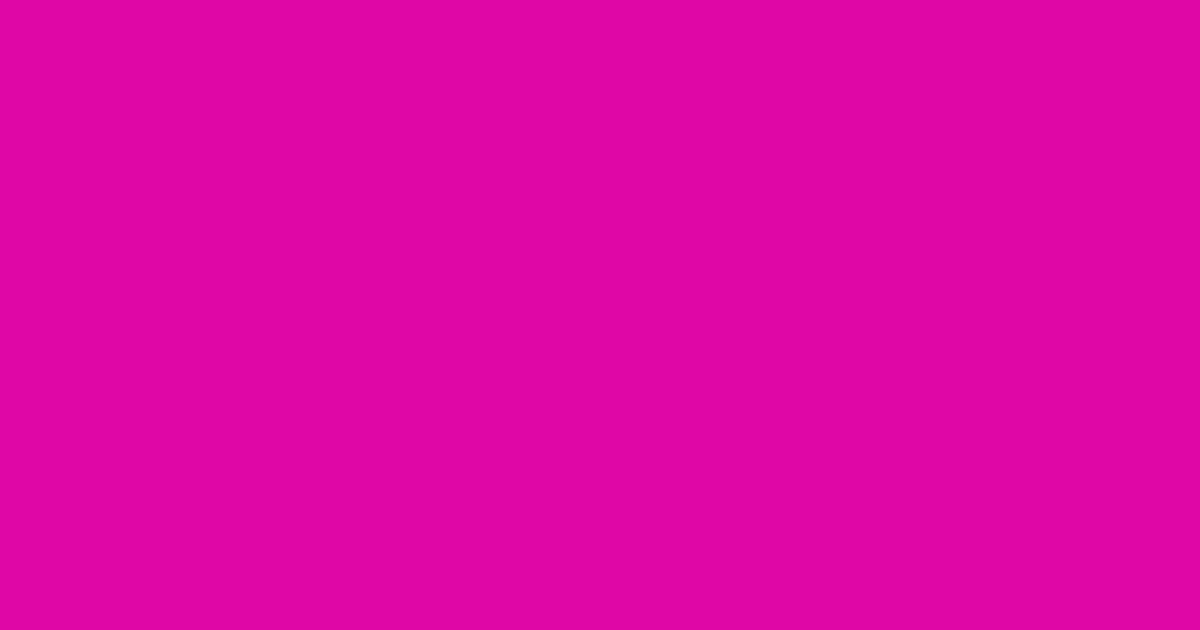 #db08a6 hollywood cerise color image