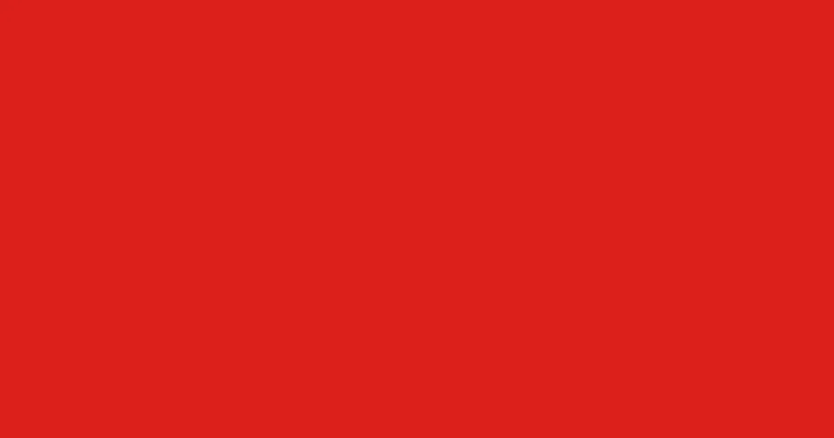 #db201a alizarin crimson color image