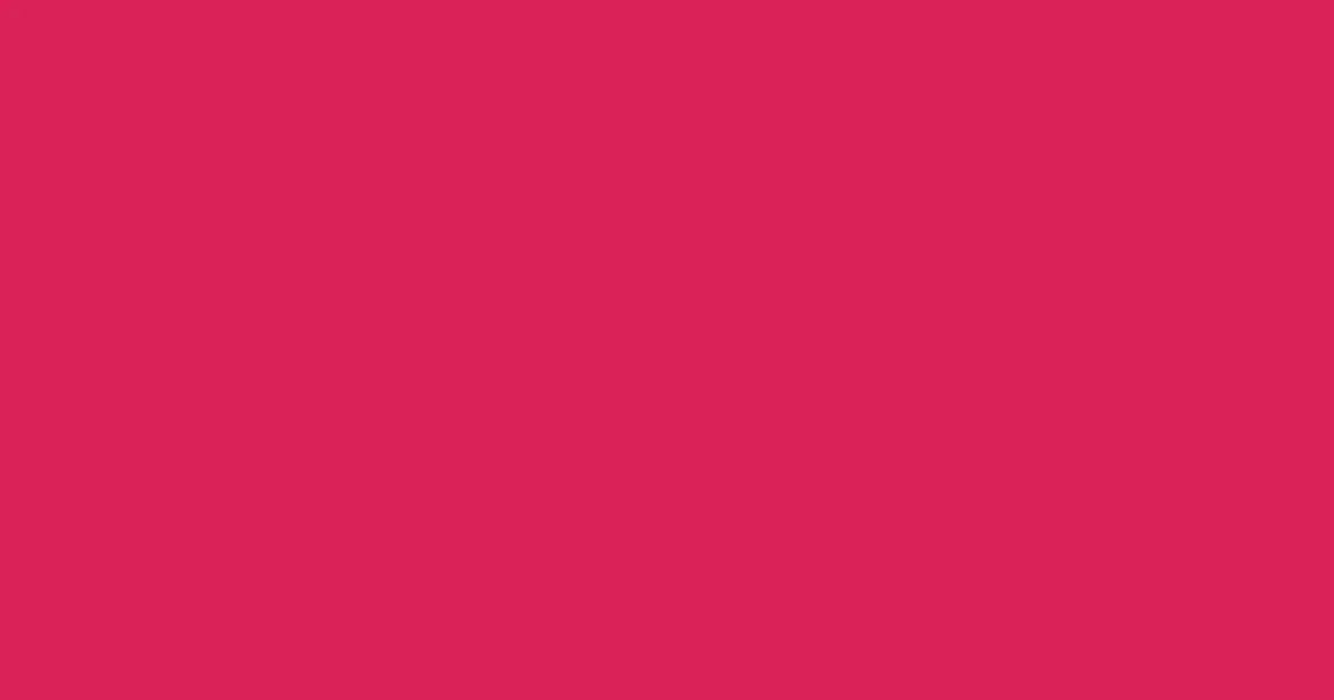 #db225a cerise red color image