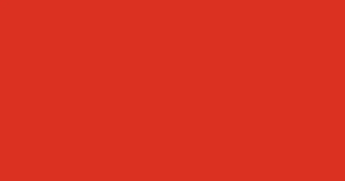 #db3121 alizarin crimson color image