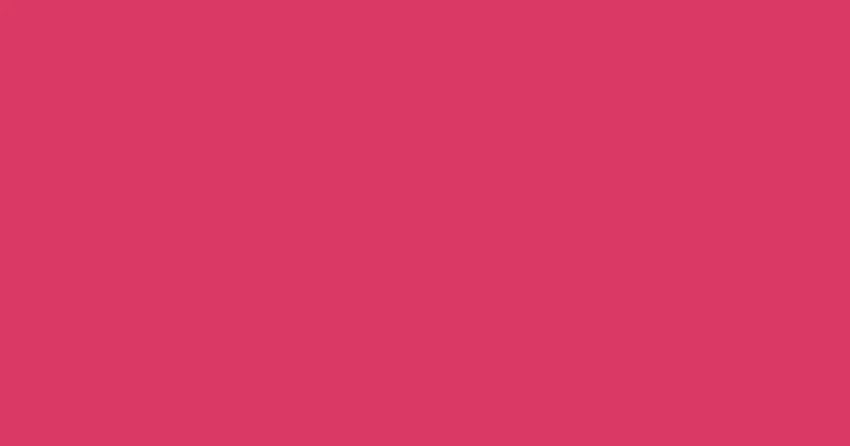 #db3a65 cerise red color image