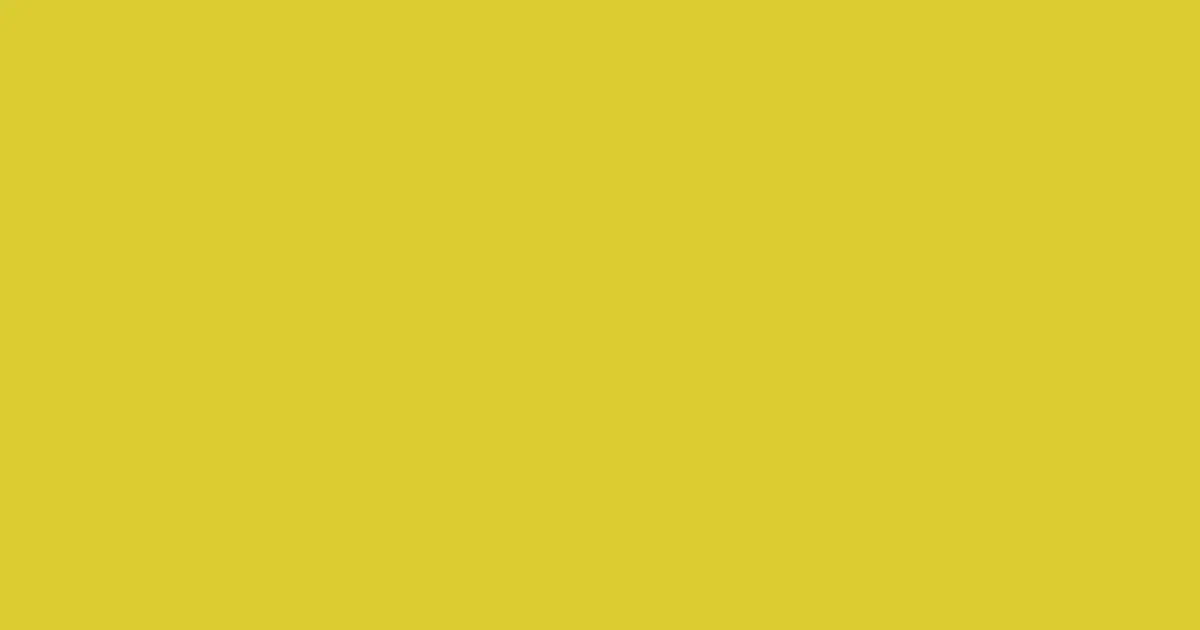 #dbcc32 wattle color image