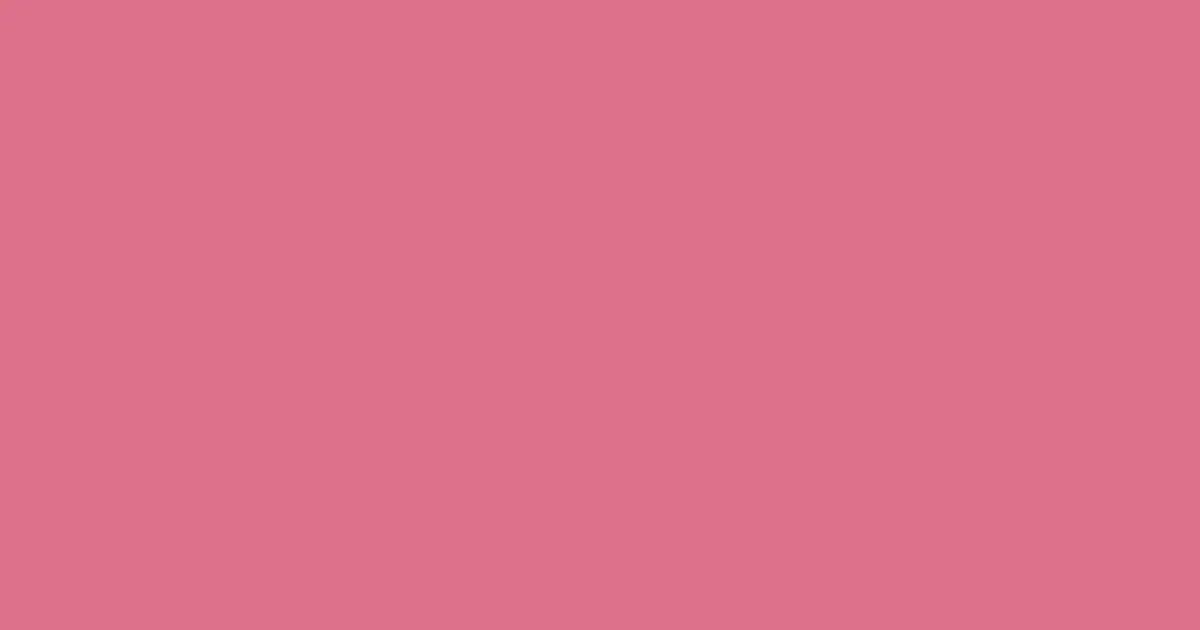 #dc708a blush color image