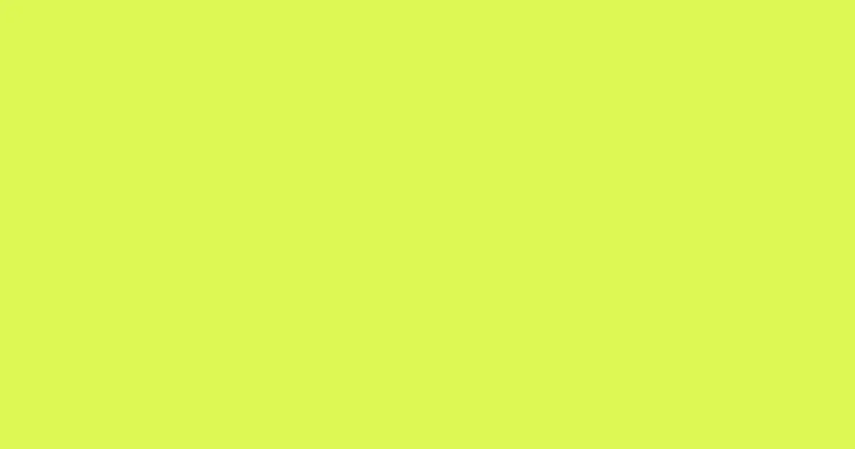 #dcf853 canary color image