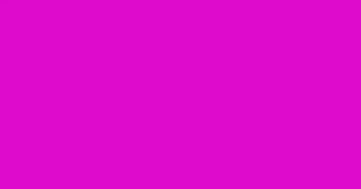 #dd0acc shocking pink color image