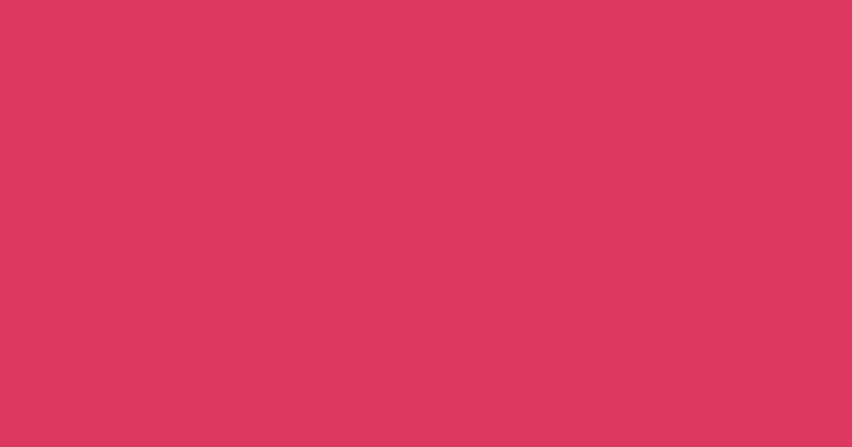 #dd3a60 cerise red color image
