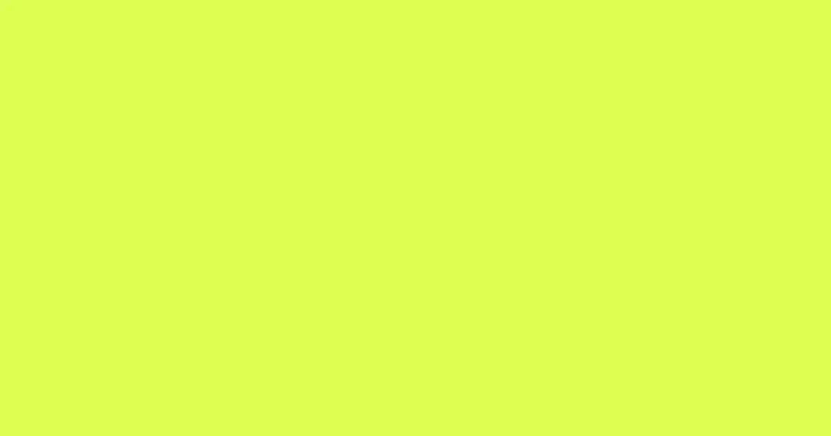 #ddfe52 canary color image