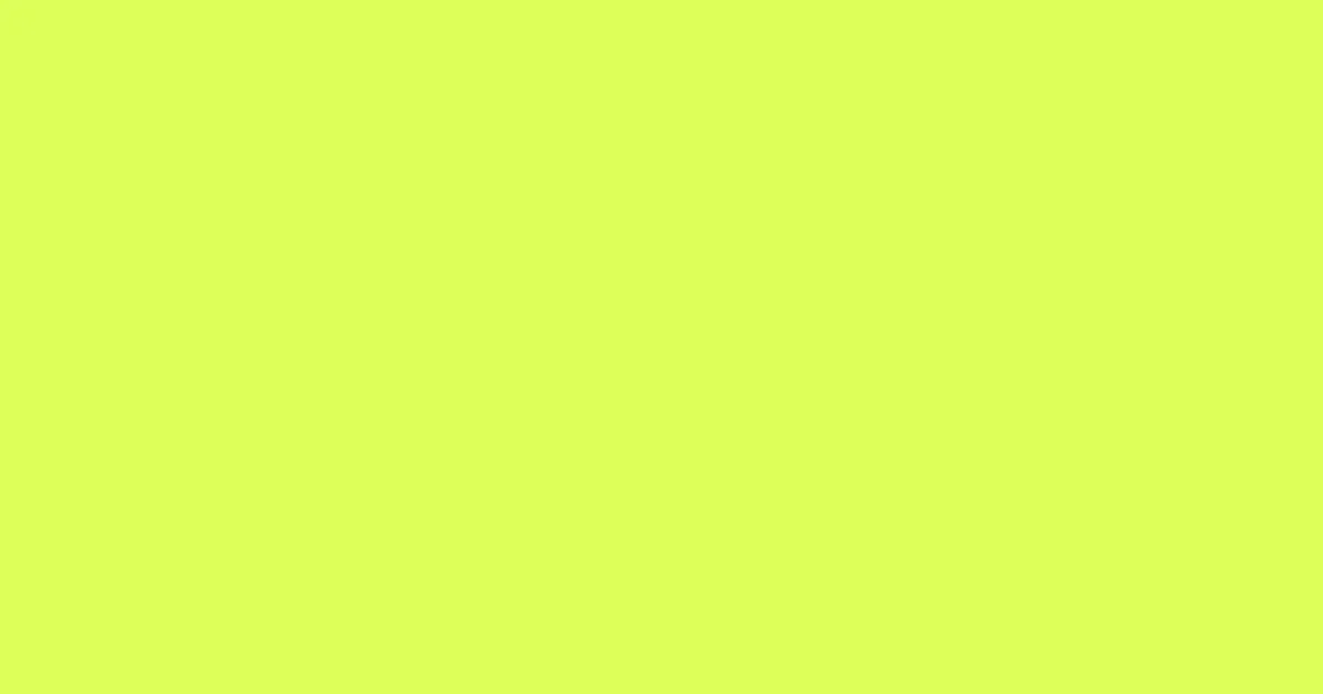 #ddfe59 canary color image