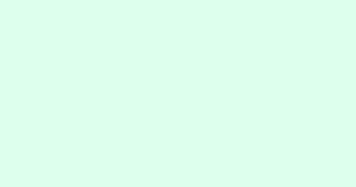 #ddffed frosted mint color image