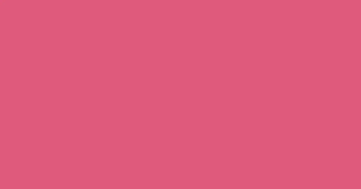 #de5a7c blush color image