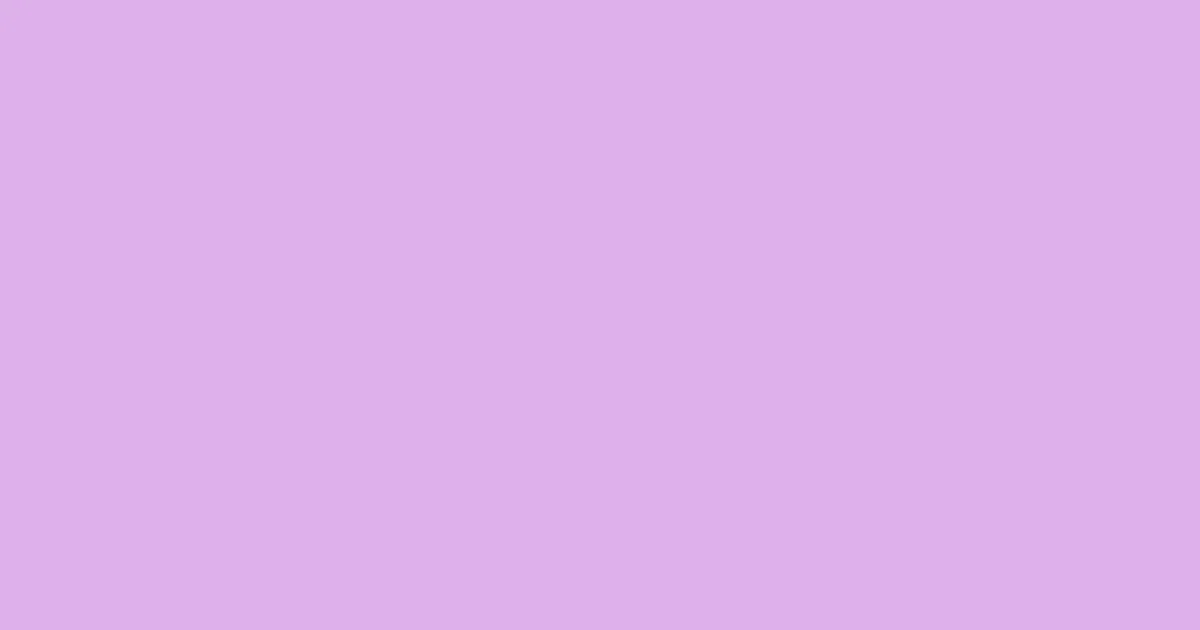 #deb0ea french lilac color image