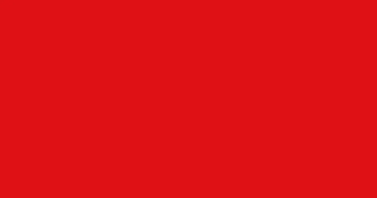 #df1115 crimson color image