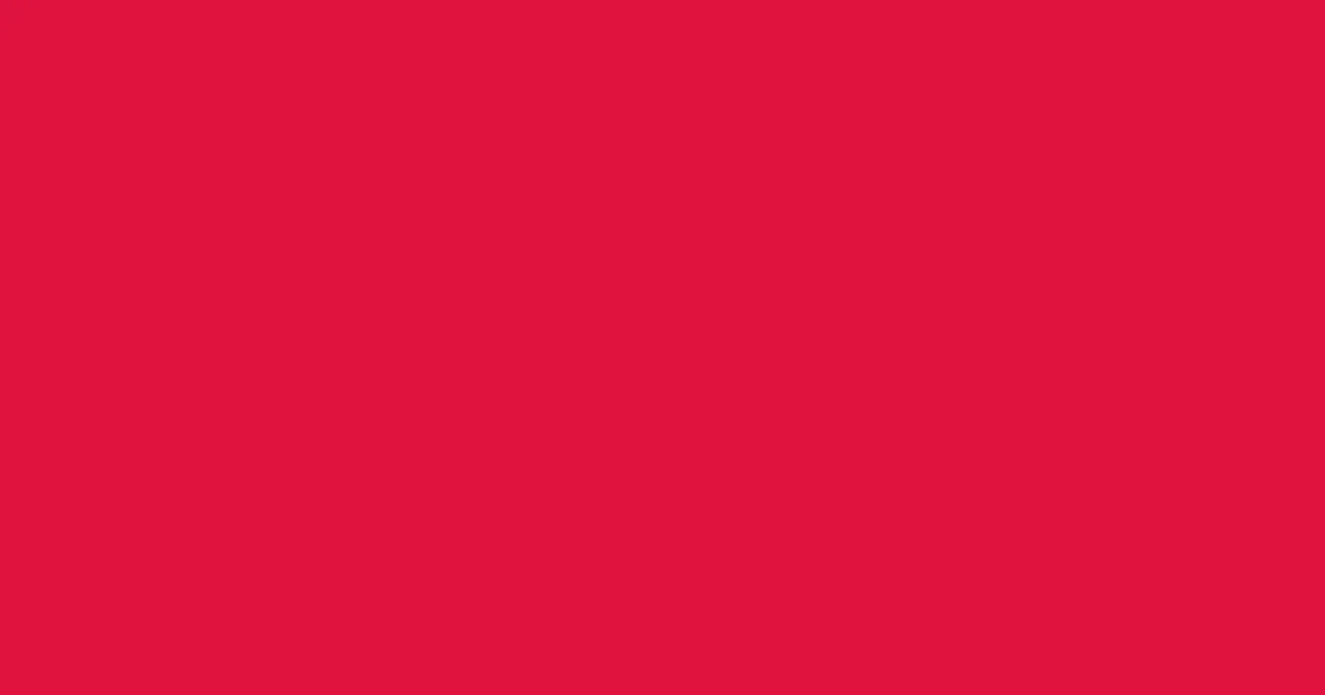 #df133f crimson color image