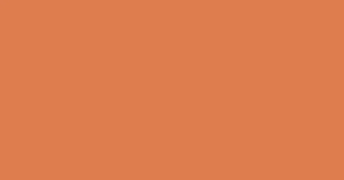 #df7e4e terracotta color image