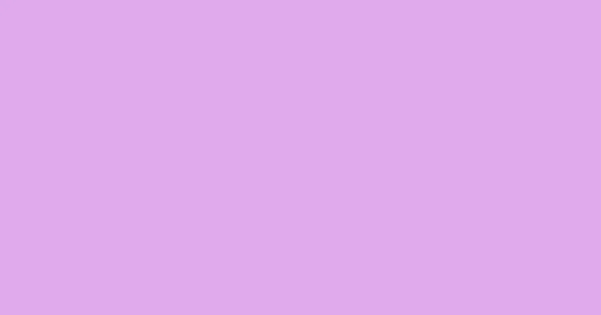 #dfaaed lilac color image