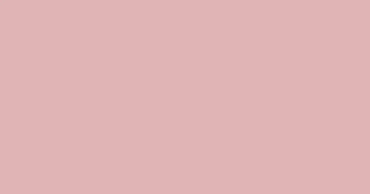#dfb4b4 cavern pink color image