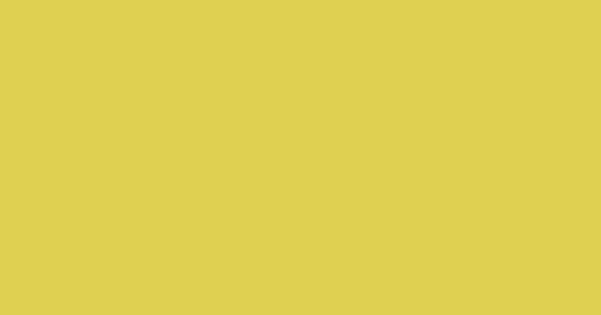 #dfcf50 wattle color image