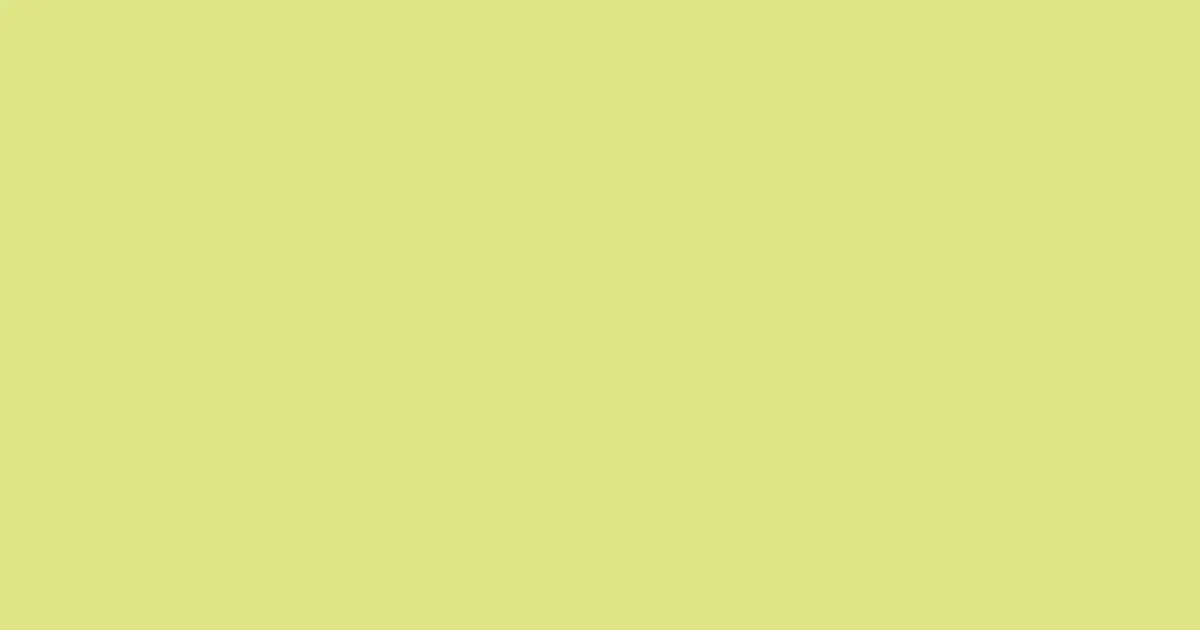 #dfe585 yellow green color image