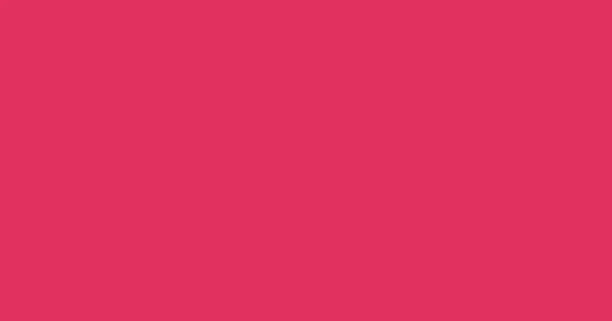 #e0325e cerise red color image