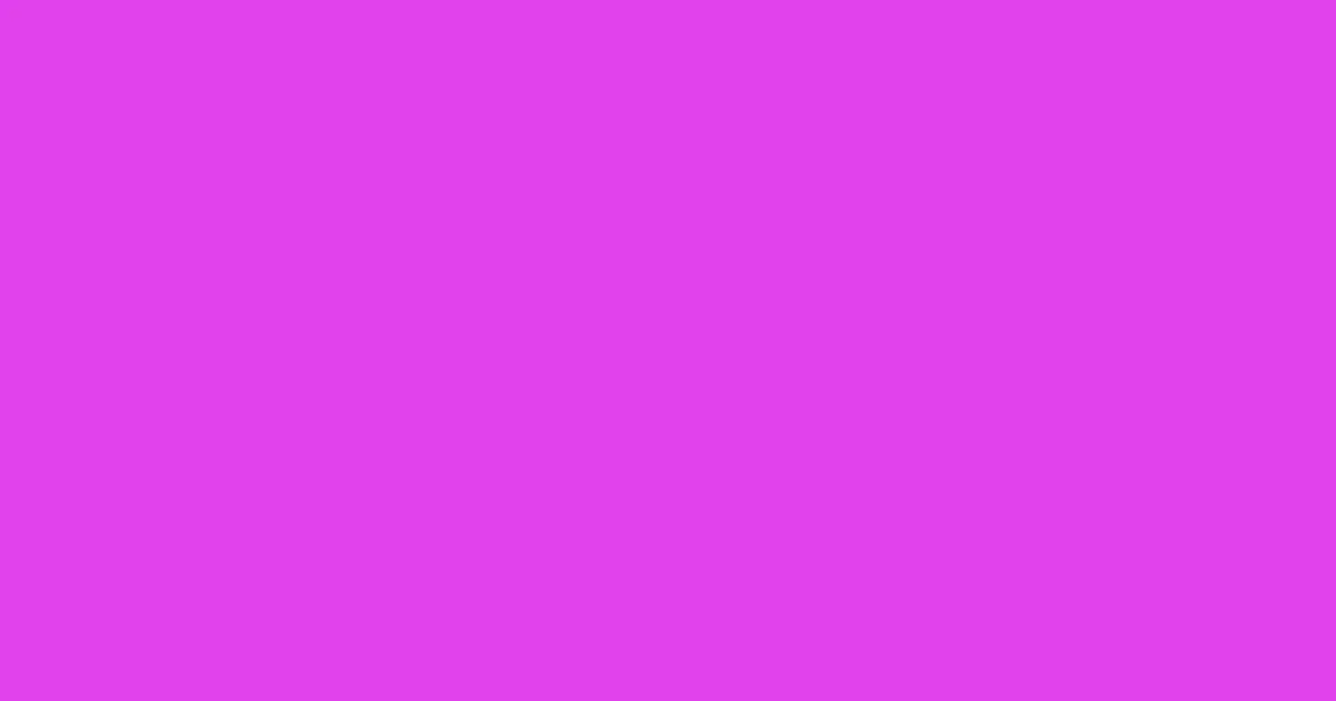 #e042eb pink flamingo color image