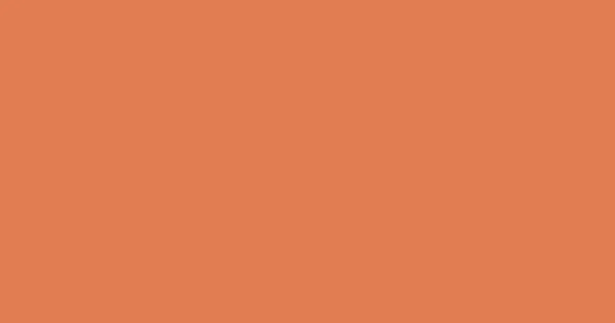 #e07e52 terracotta color image
