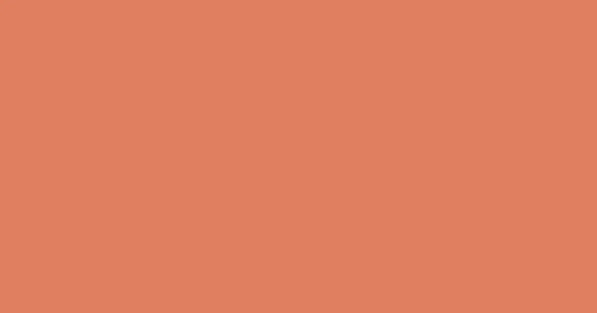 #e07f61 terracotta color image