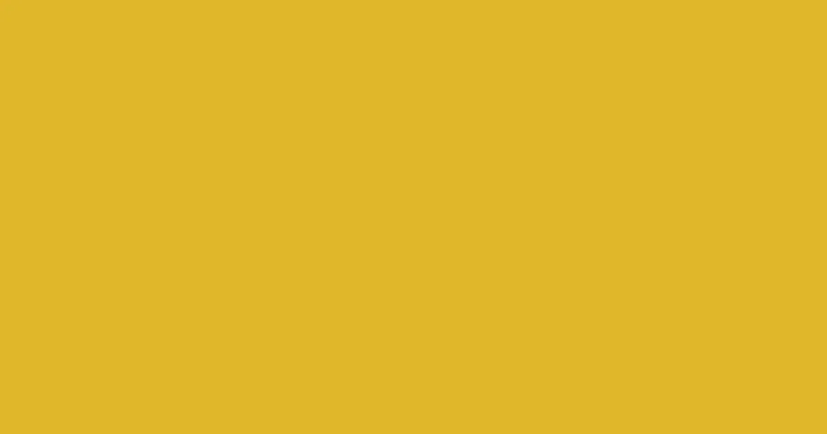 #e0b72b golden grass color image