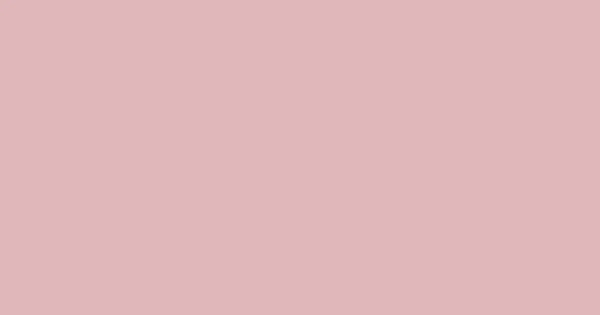 #e0b7b9 cavern pink color image