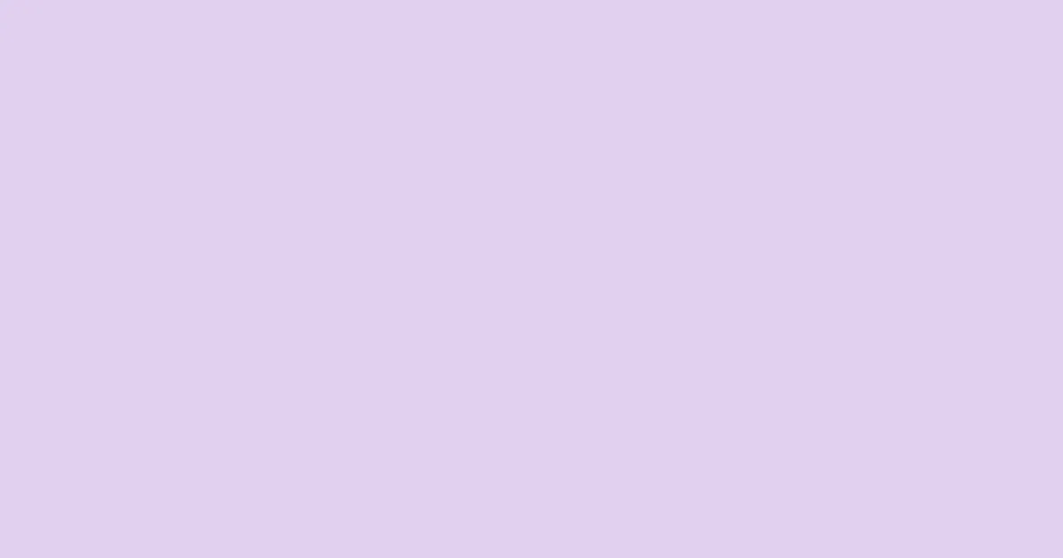 #e0d0ef french lilac color image