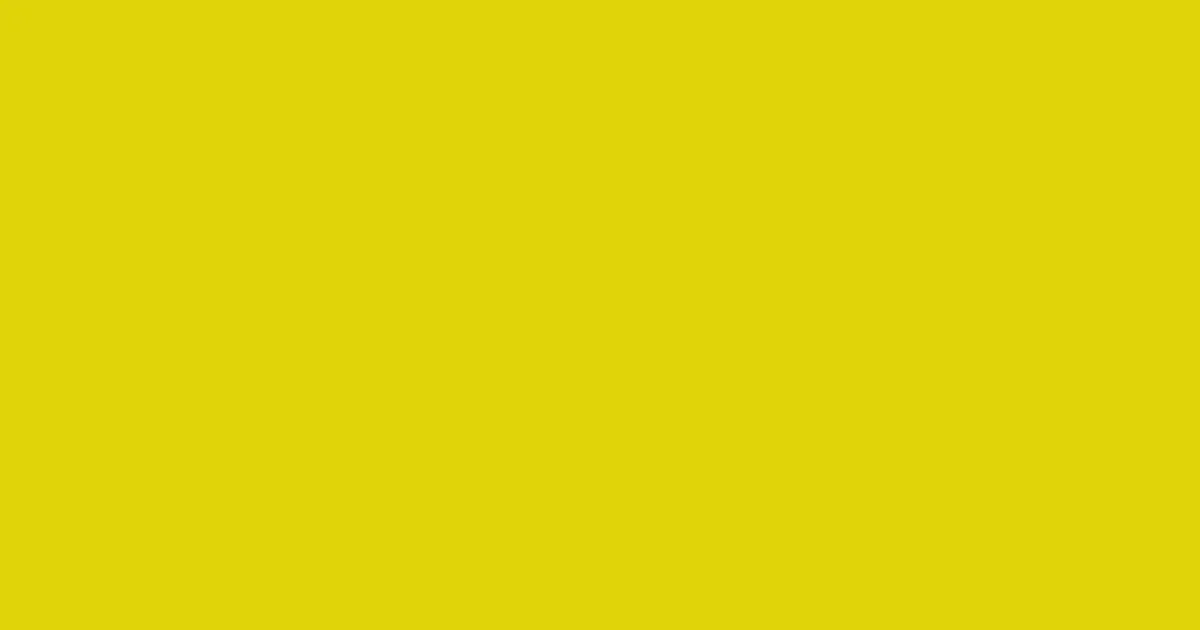 #e0d40a bitter lemon color image