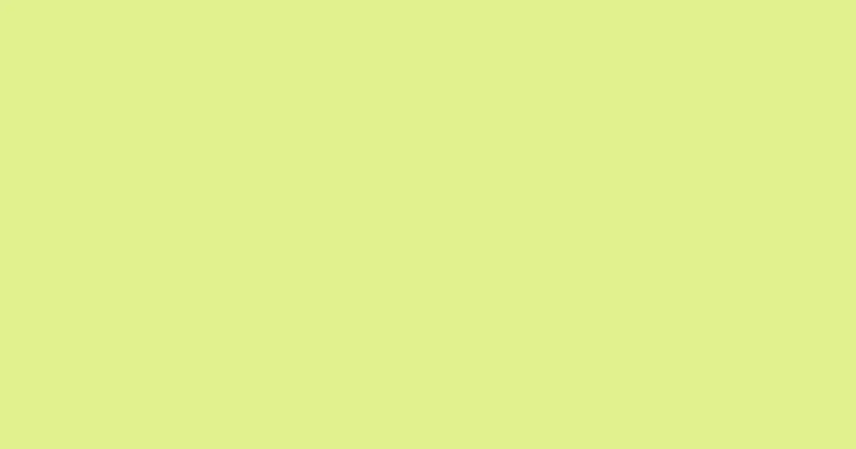#e0f08e key lime pearl color image