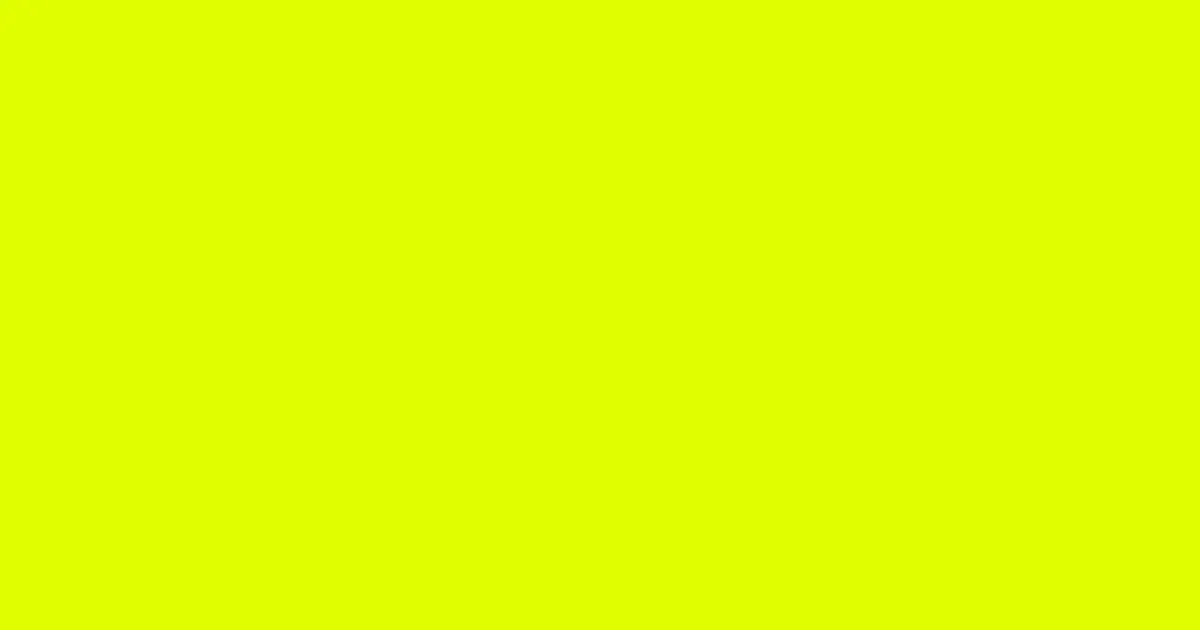 #e0ff01 chartreuse yellow color image