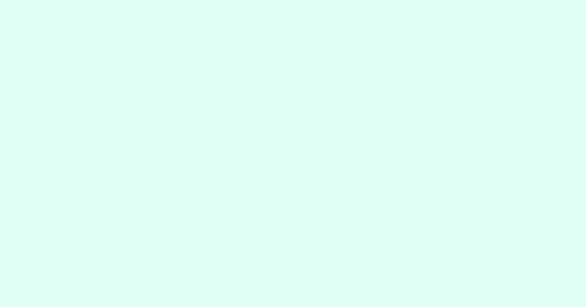 #e0fff4 frosted mint color image