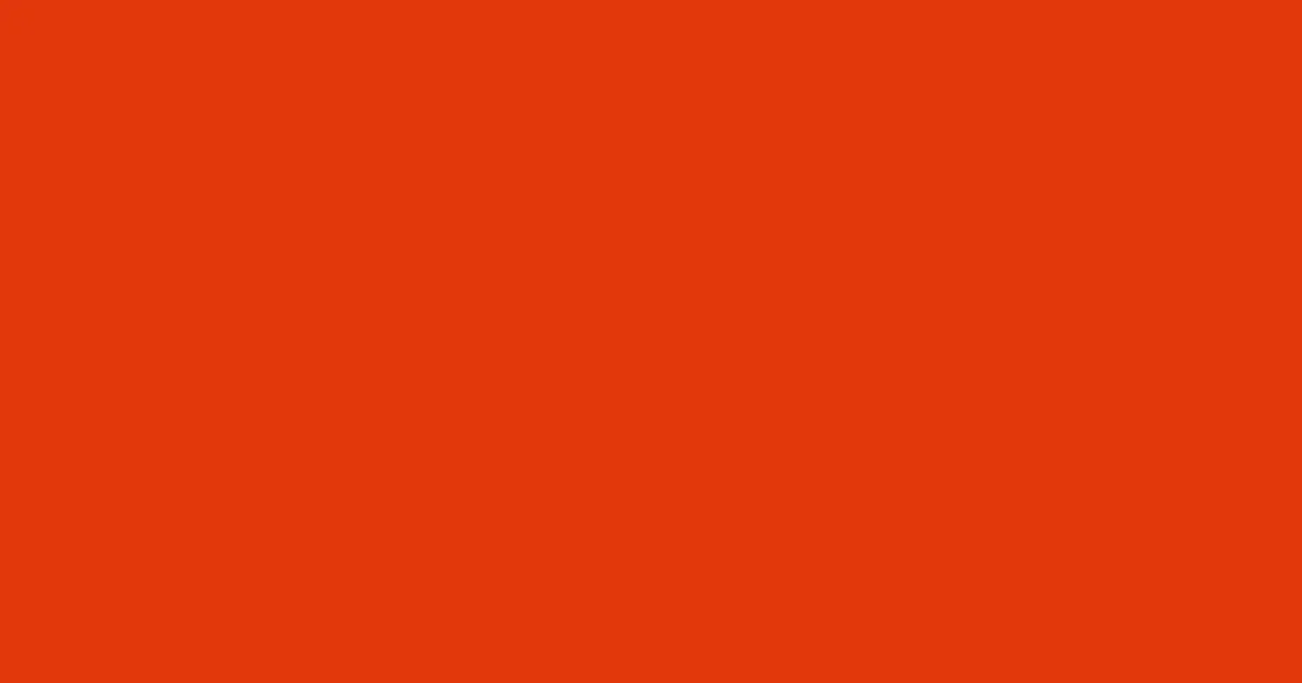 #e1370b trinidad color image