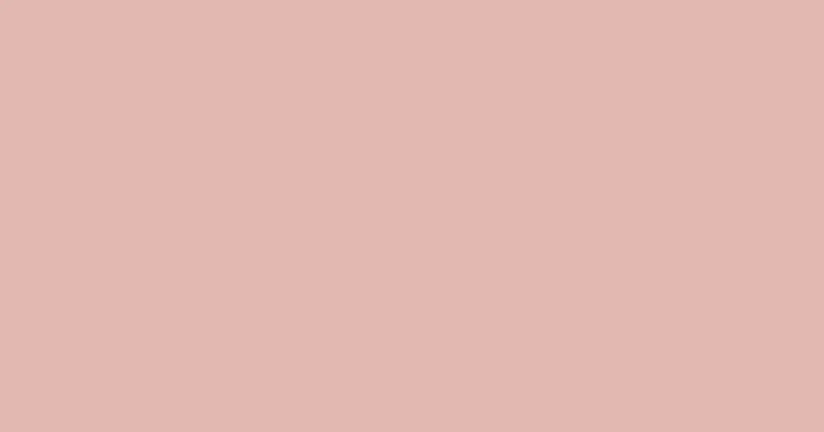 #e1b8b1 cavern pink color image