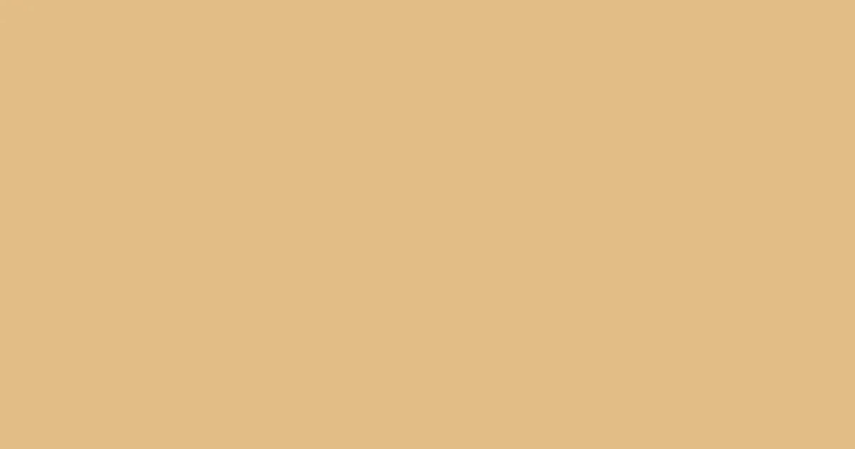 #e1be86 gold sand color image