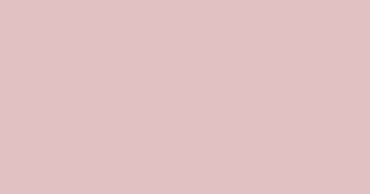 #e1c1c0 cavern pink color image