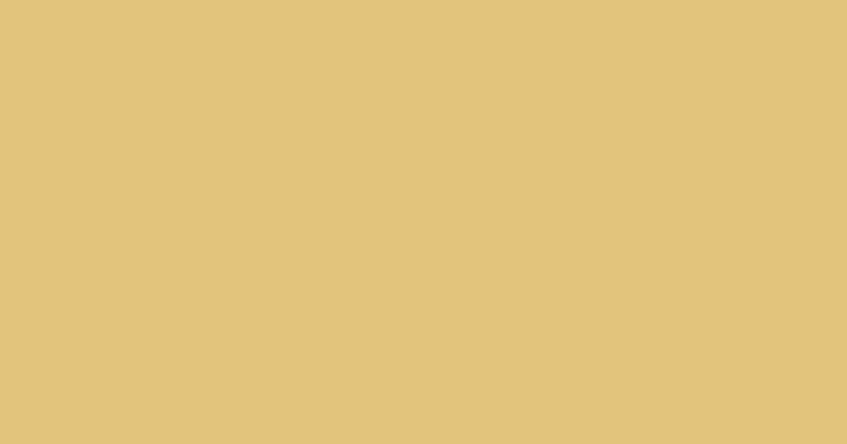 #e1c47c harvest gold color image