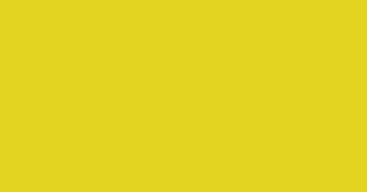 #e1d421 sunflower color image