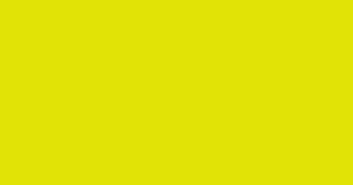 #e1e406 bitter lemon color image