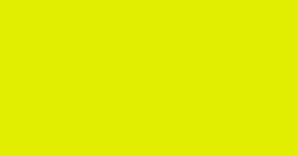 #e1ee02 chartreuse yellow color image