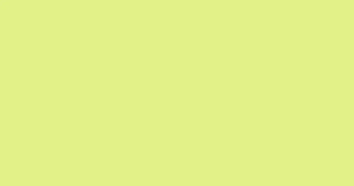 #e1f188 key lime pearl color image