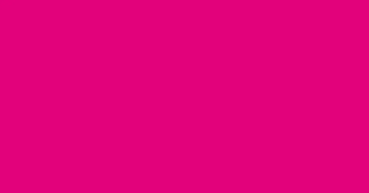#e2017c rose color image