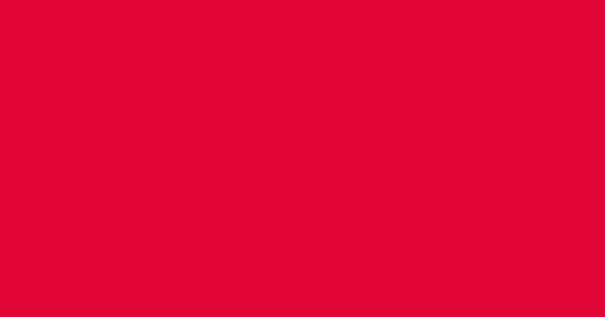 #e20636 red ribbon color image