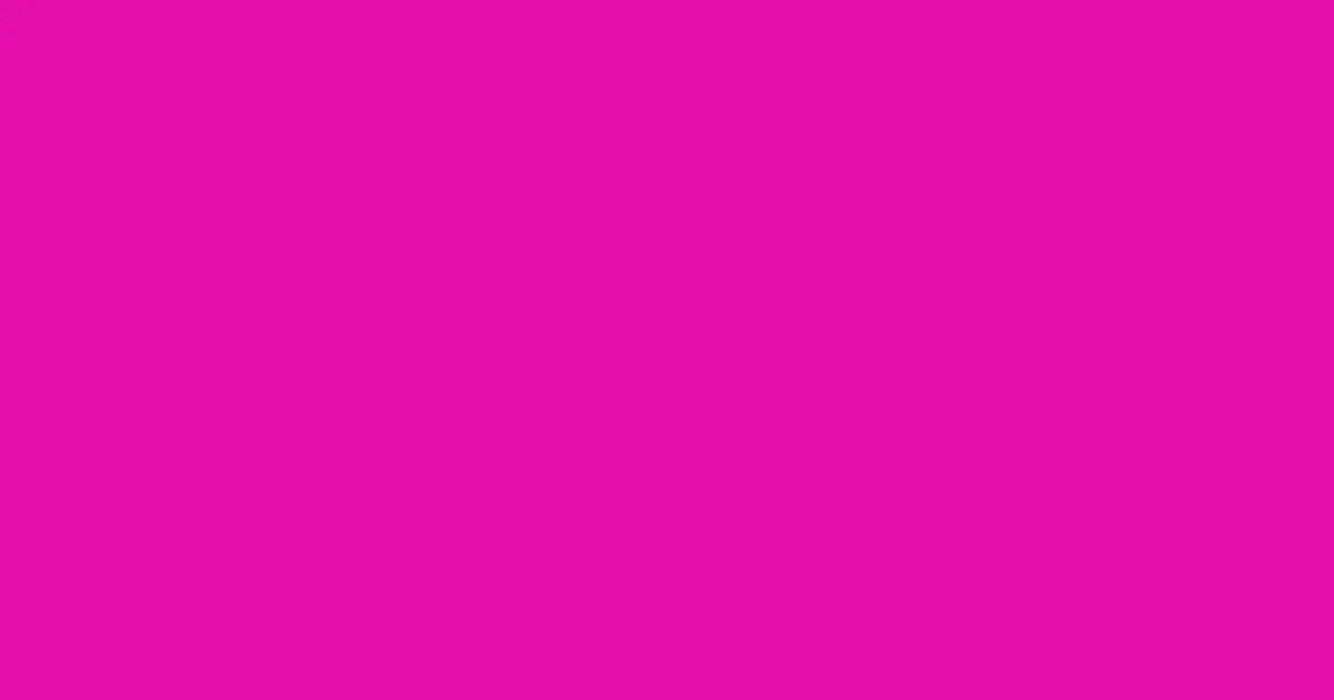 #e20fad shocking pink color image