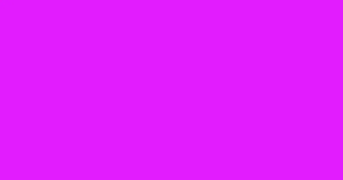 #e21cfd electric violet color image