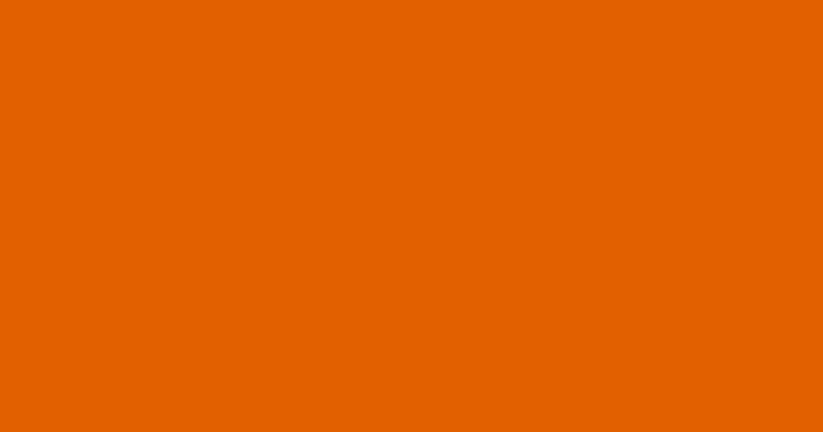 #e26000 clementine color image