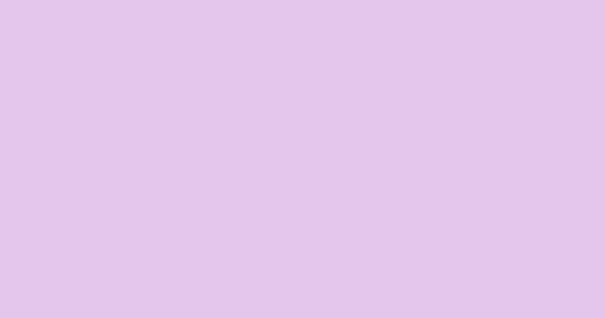 #e2c6ea french lilac color image