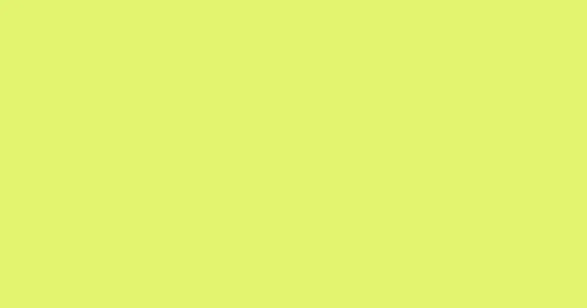 #e2f46f sunny pearl color image