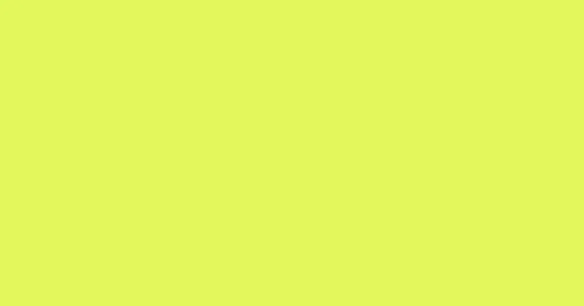 #e2f75d canary color image